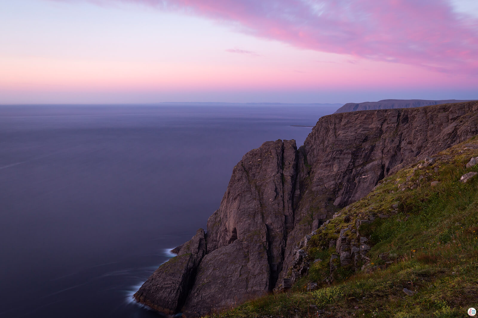 Sunset at North Cape, Nordkapp, Northern Norway