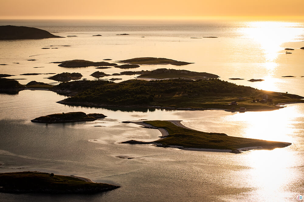 Sunset from Ørnfløya, Troms, Northern Norway