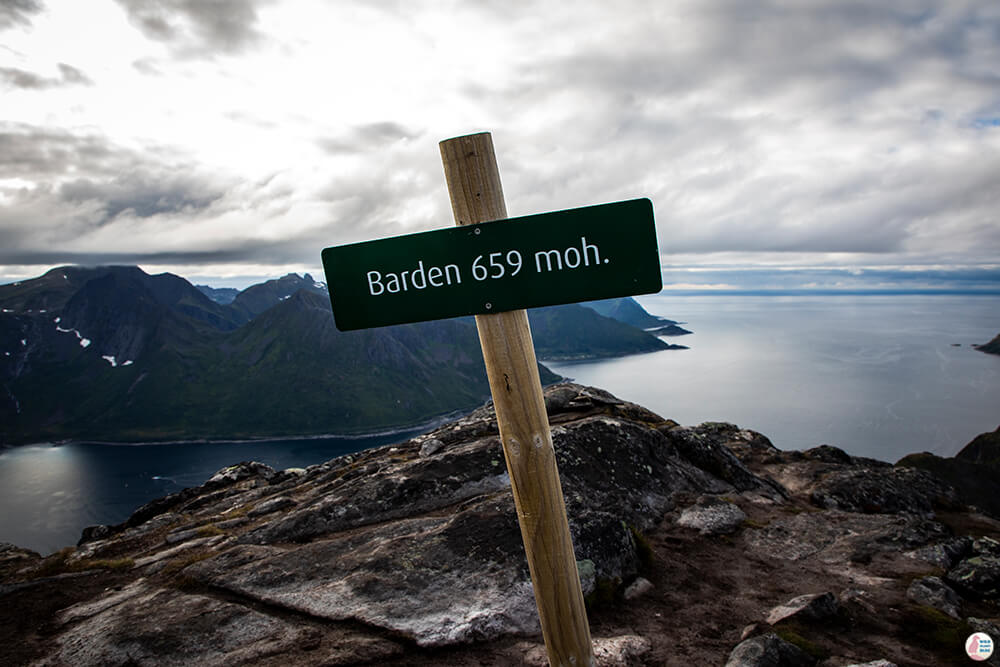 Barden's peak, 659 m, Senja, Northern Norway