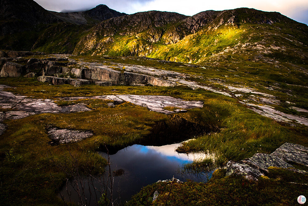 View from Daven, 303 m, Senja, Northern Norway