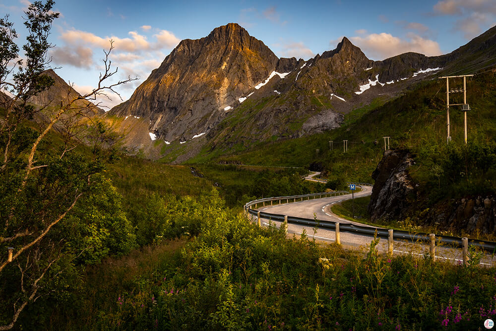 View from Bergsbotn platform, Senja, Northern Norway