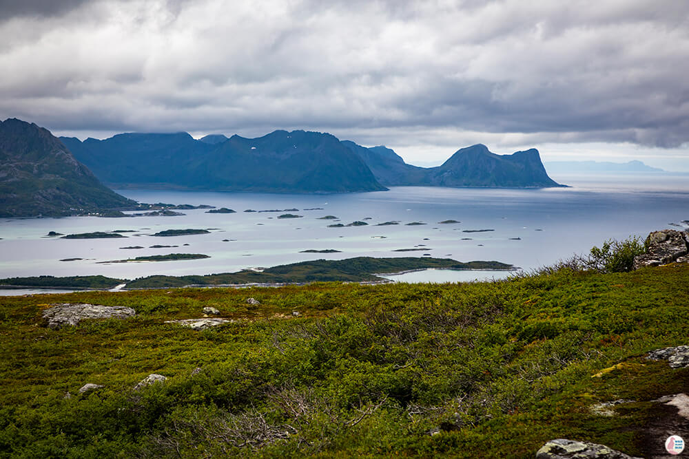 Bergsfjord view from Sommardalen, Senja, Northern Norway