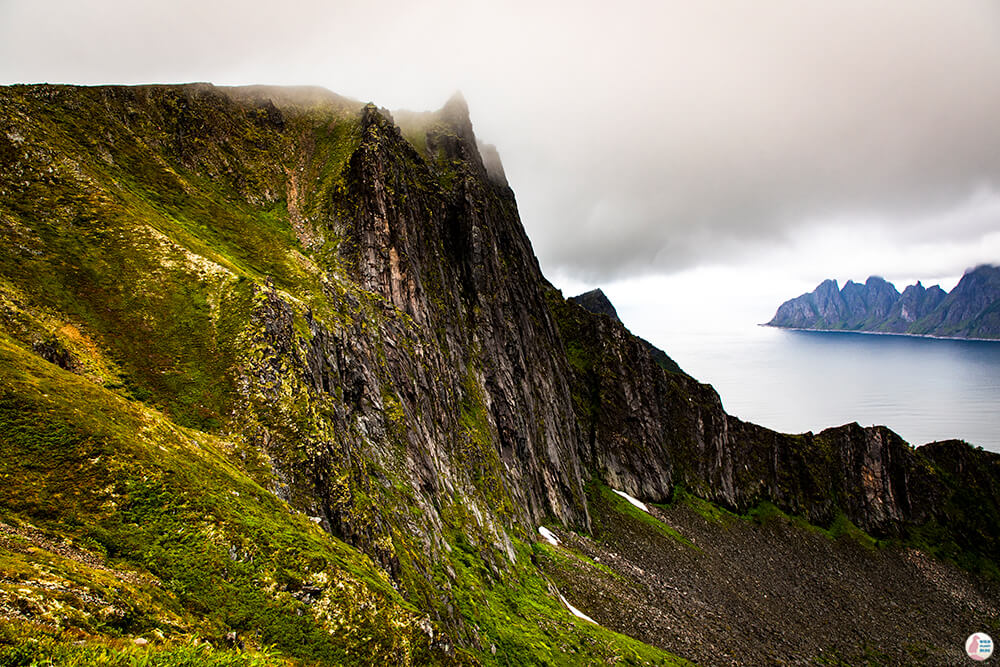 View from Husfjellet hiking trail, Senja, Northern Norway