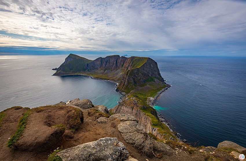 Måstadfjellet viewpoint, Værøy, Lofoten, Norway