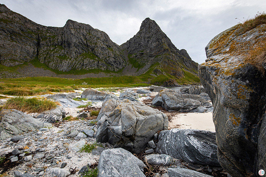 Nordlandshagen, Værøy, Lofoten, Norway