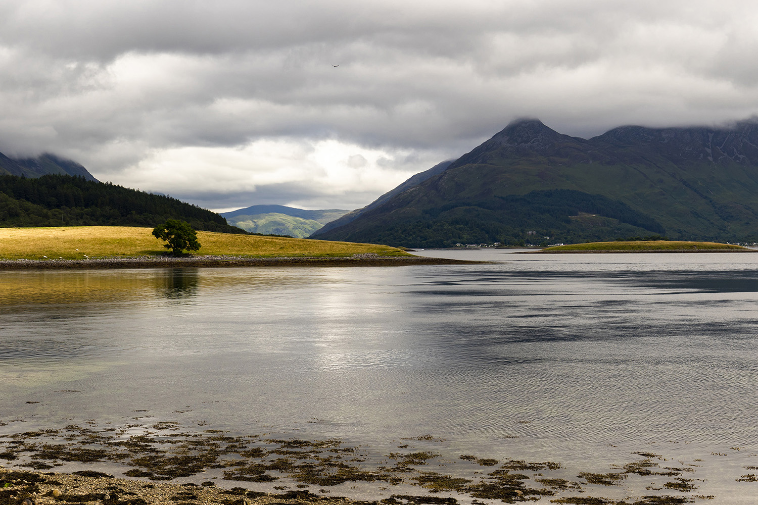 Loch Leven next to Ballachulish Bridge, Glencoe, Scotland