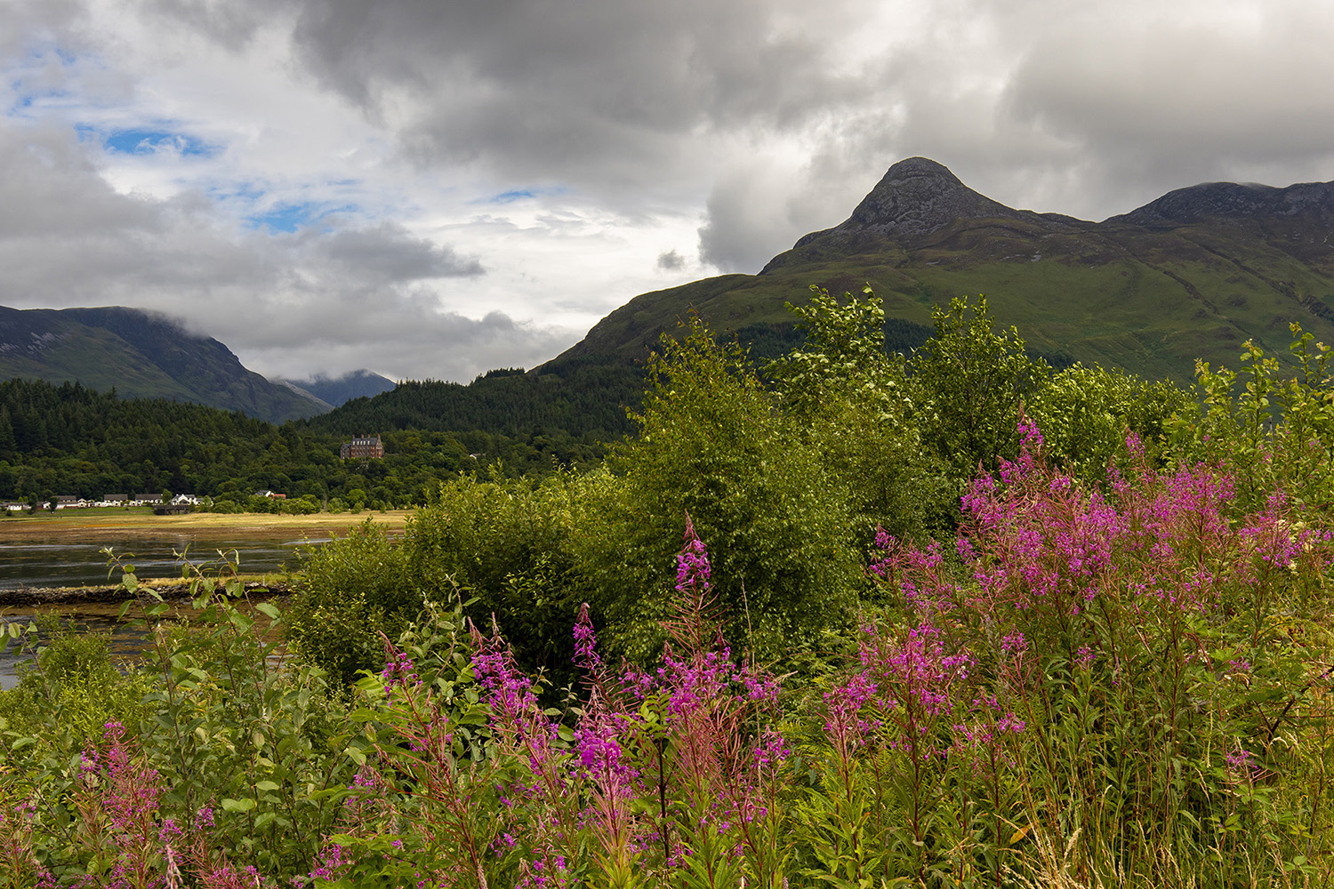 View towards Bidean Nam Bian Peak, Glencoe, Scotland