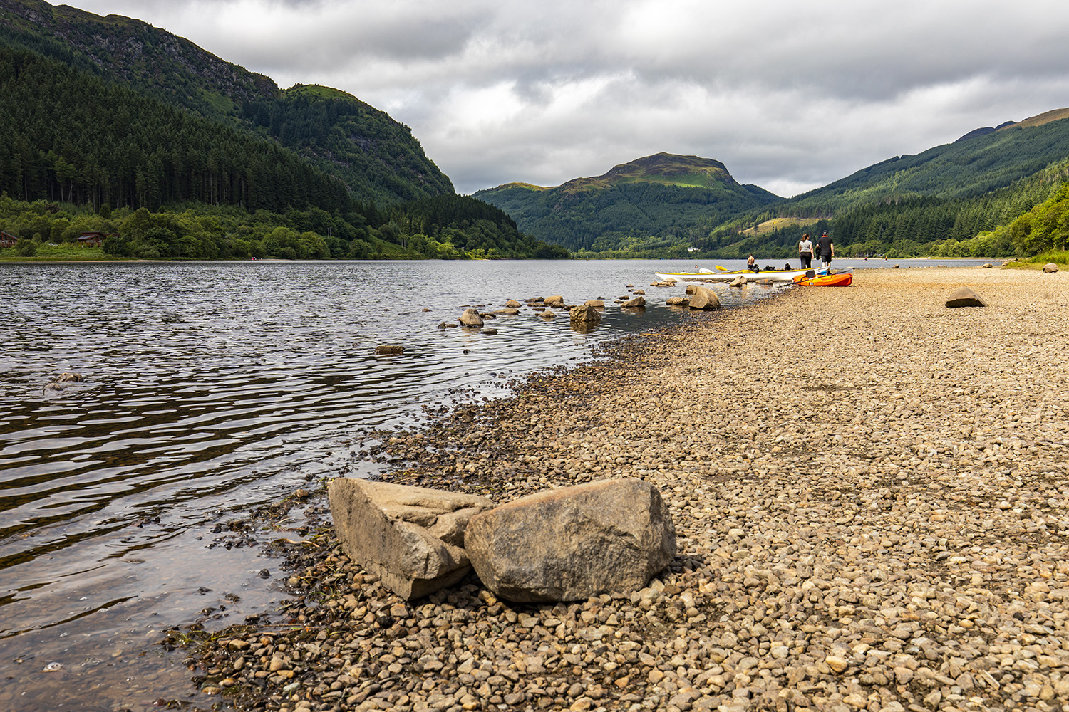 View of Loch Lubnaig on the way to Oban