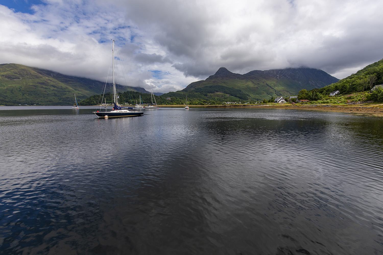 Loch Leven next to Glencoe Boat Club, Glencoe, Scotland