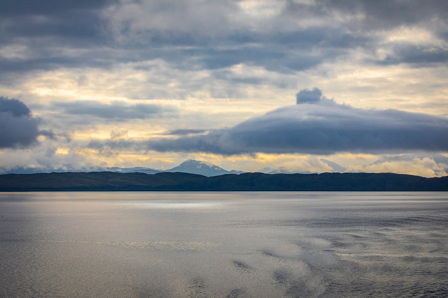 Beautiful sunrise from Oban, Scotland