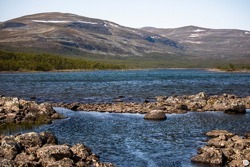 Sillasjärvi, view from Malla hiking trail, Kilpisjärvi, Enintekiö, Lapland, Finland