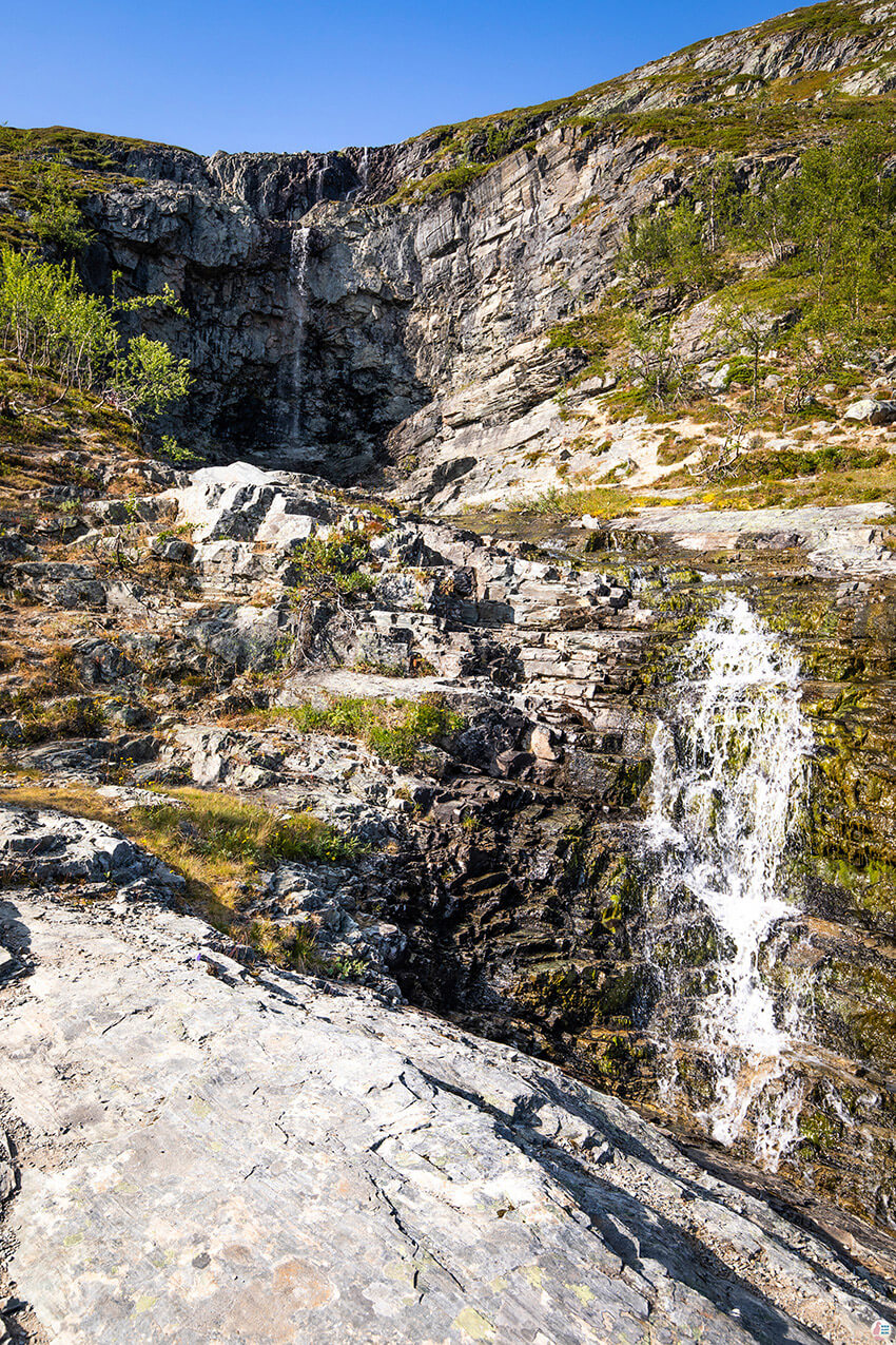 Kitsiputous, Kitsiwaterfall, Malla Natural Reserve, Kilpisjärvi, Lapland, Finland