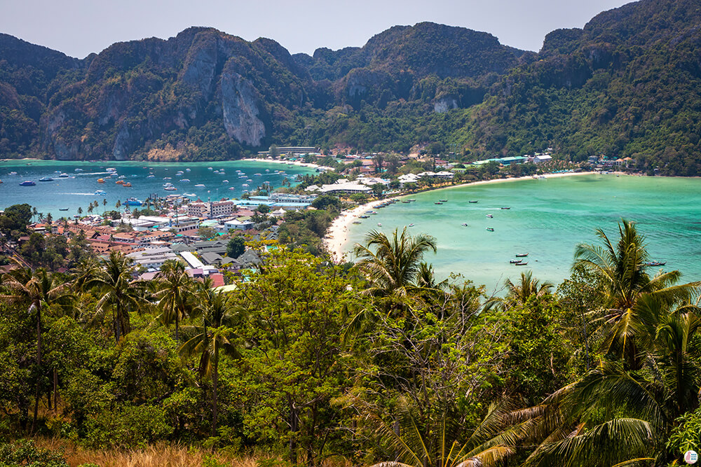 Viewpoint 2 (Top View) on Phi Phi Islands, Best Viewpoints to Hike and Photograph in Krabi, Thailand