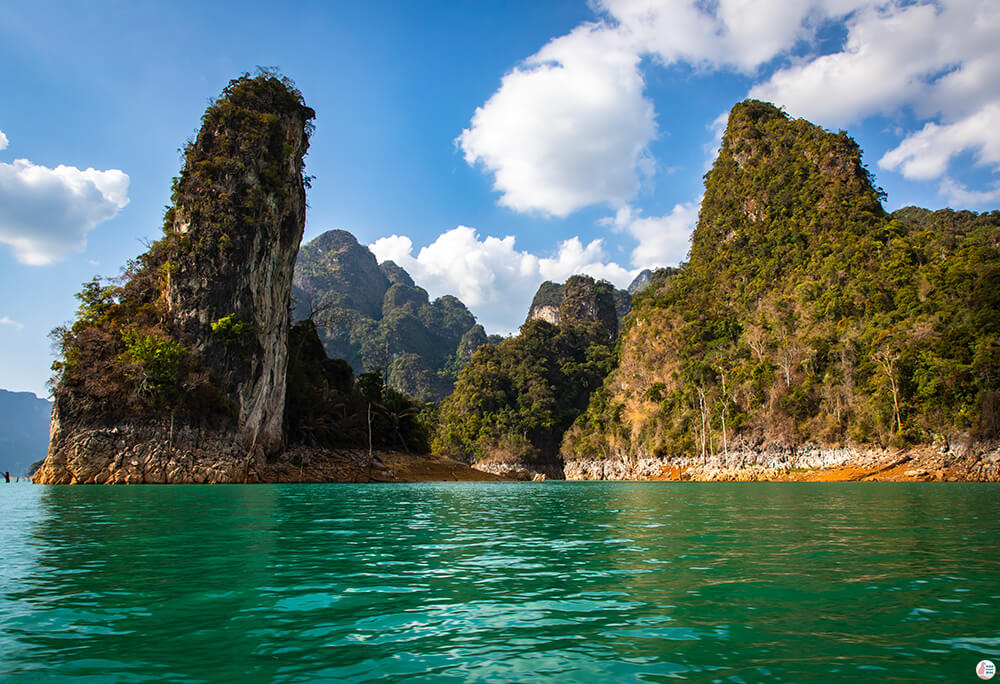 Cheow Larn Lake by Long-Tail Boat, Khao Sok National Park, Surat Thani, Thailand