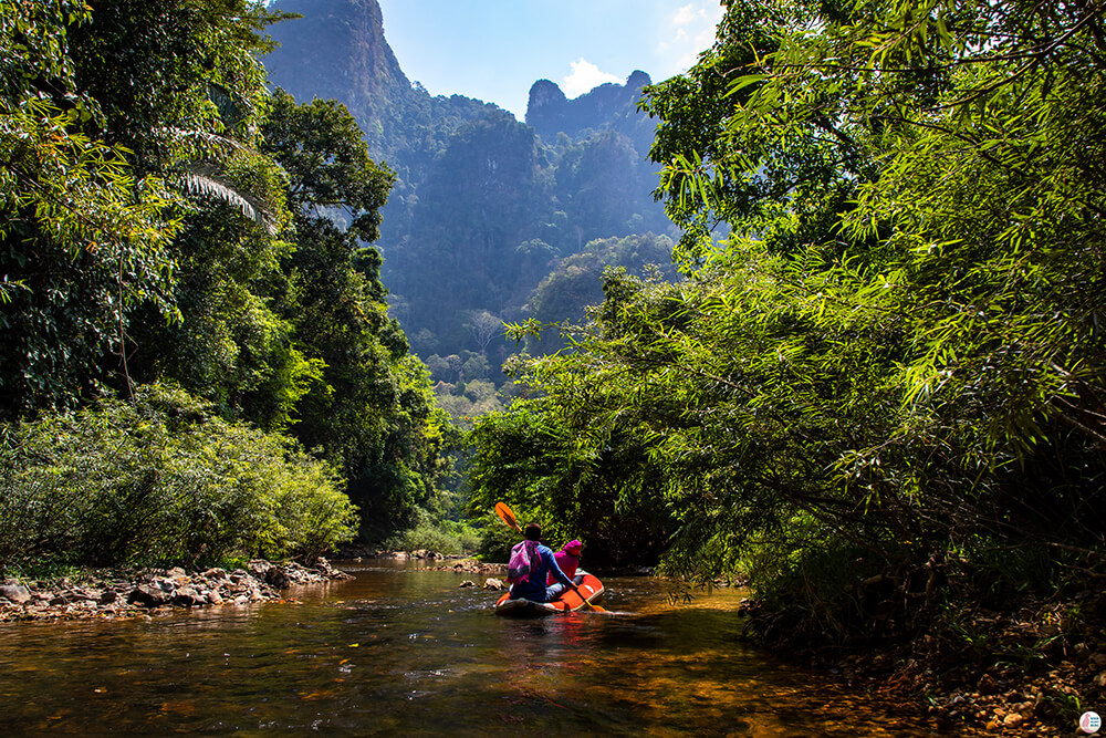 Canoe trip on the Khao Sok River, Khao Sok National Park, Surat Thani, Thailand