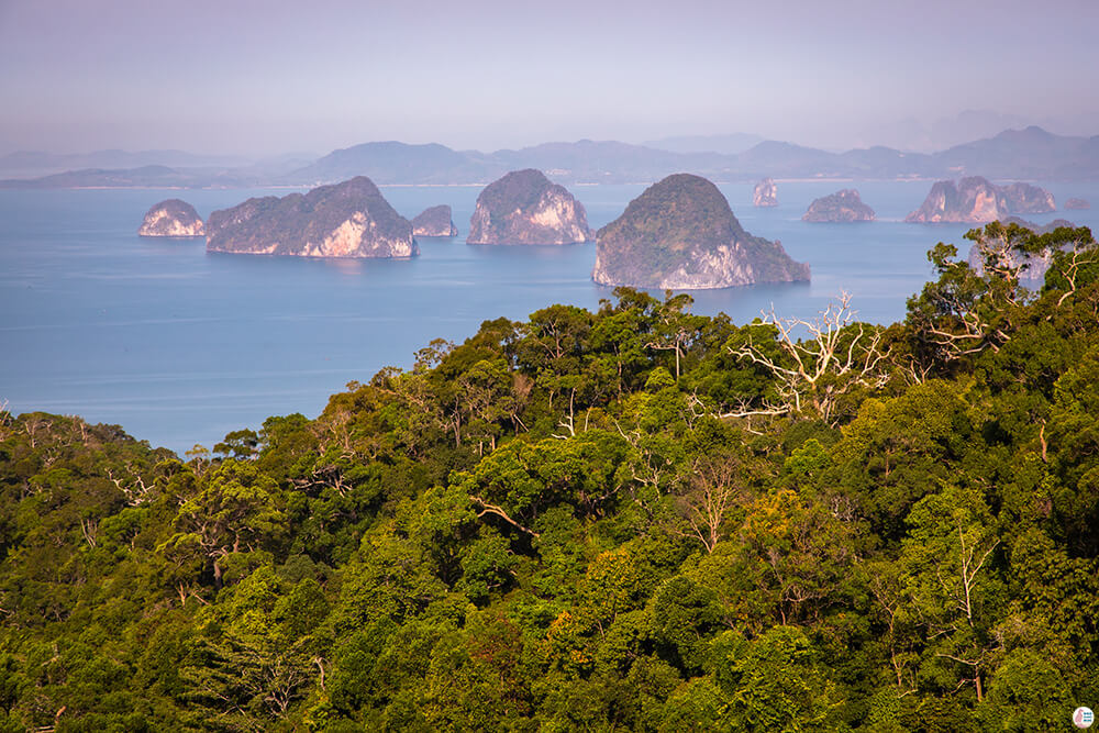 First viewpoint on Khao Ngon Nak Hiking Trail (aka Dragon Crest), Krabi, Thailand