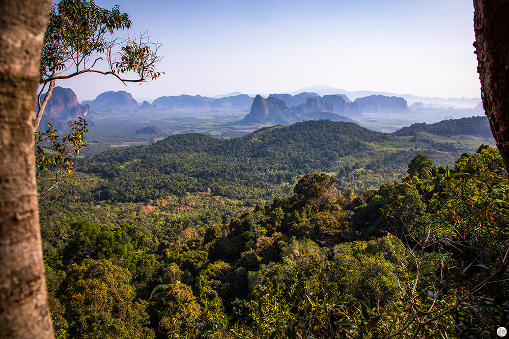 Fantastic View from Khao Ngon Nak Hiking Trail (aka Dragon Crest), Krabi, Thailand