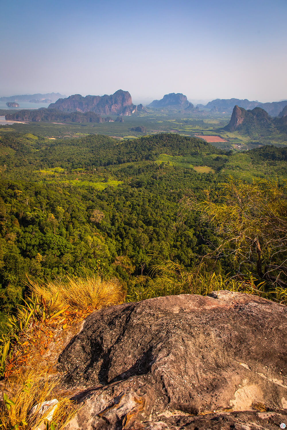 View from Khao Ngon Nak Scenic Point, Krabi, Thailand