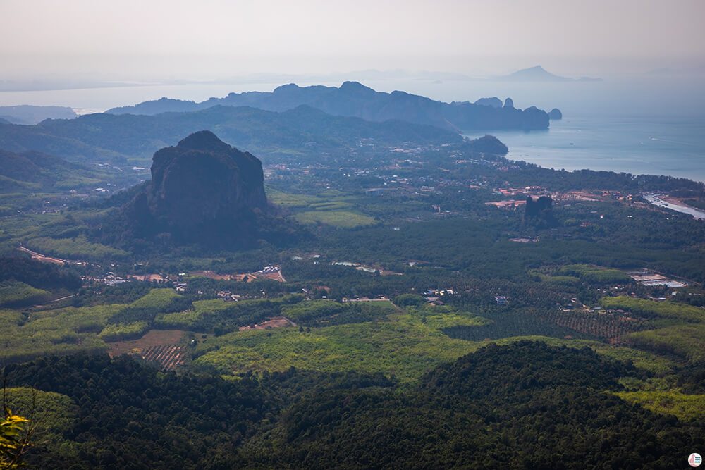 View from Khao Ngon Nak, (aka Dragon Crest), Krabi, Thailand