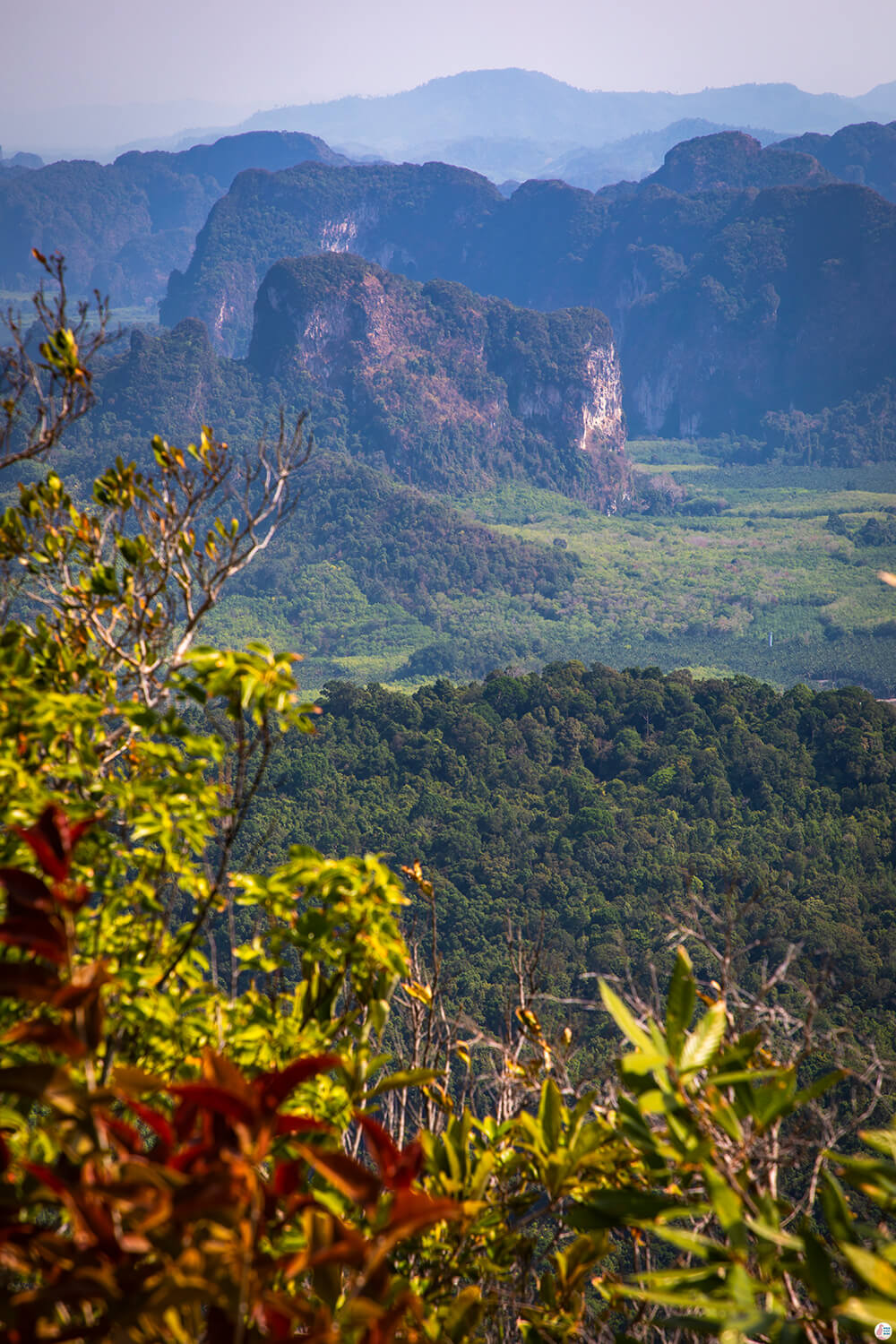 View from Khao Ngon Nak, (aka Dragon Crest), Krabi, Thailand