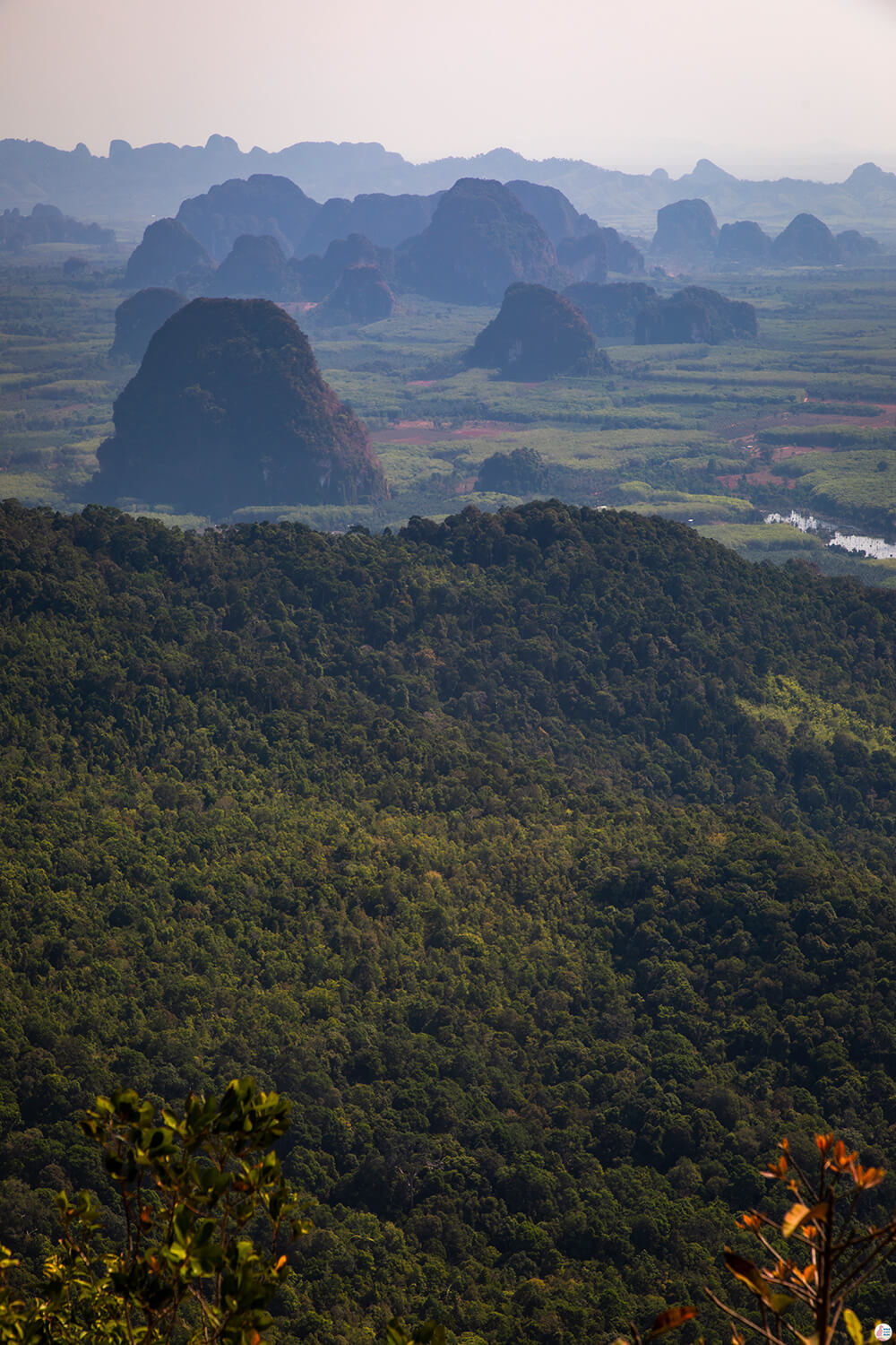 View from Khao Ngon Nak, (aka Dragon Crest), Krabi, Thailand