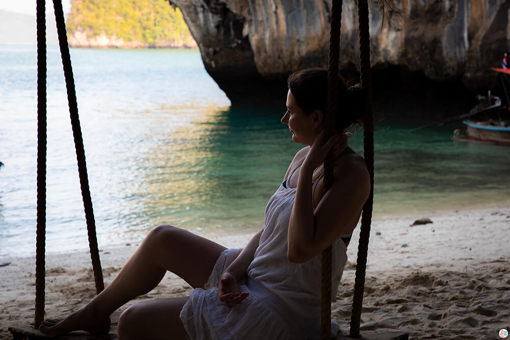 Relaxing on Ko Lao Lading, Hong Islands, Krabi, Thailand