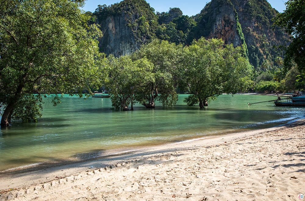 Railay East at high tide, Krabi, Thailand