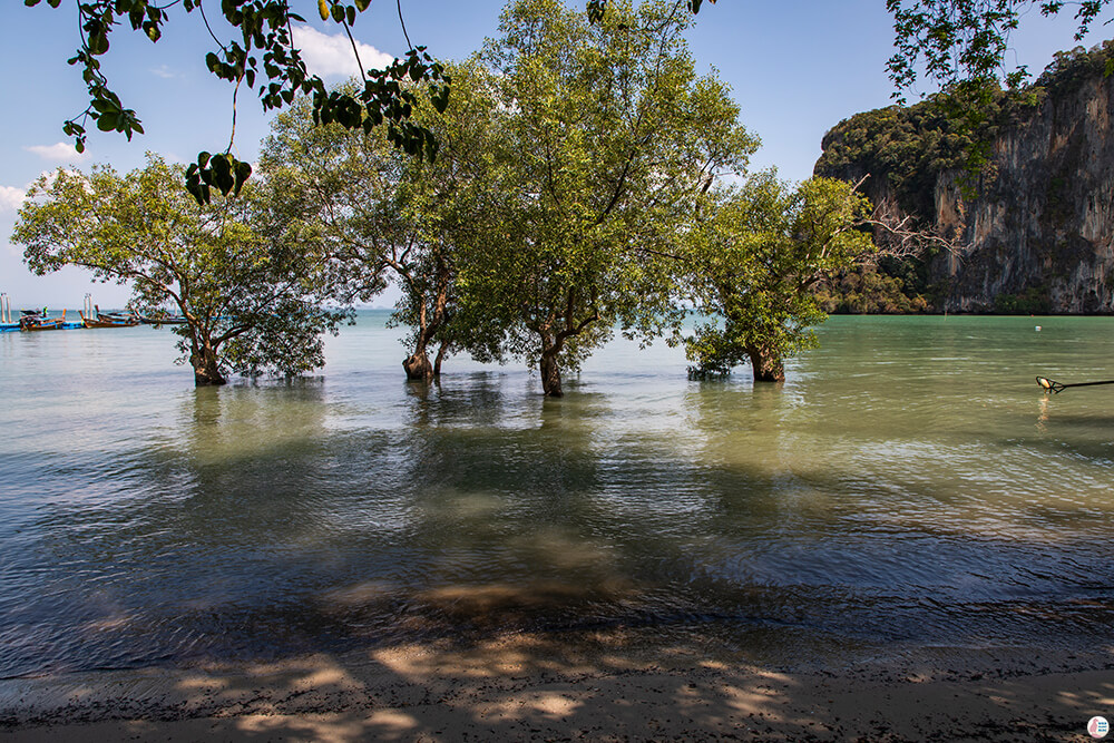 Railay East at high tide, Krabi, Thailand