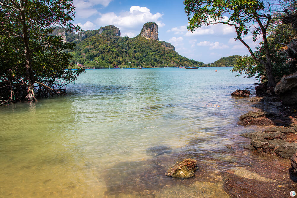 Railay East at high tide, Krabi, Thailand