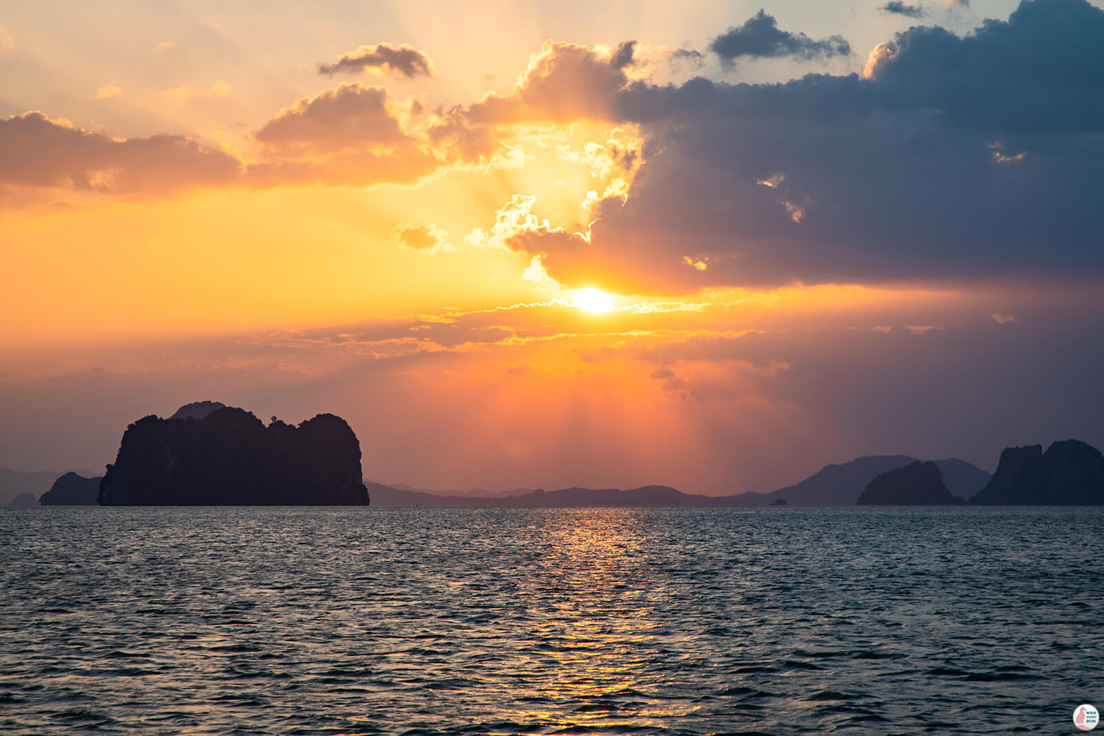 Sunset Cruise towards the Hong Islands, Krabi, Thailand