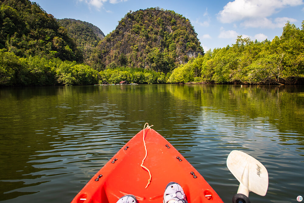 One Day Kayaking on the Tha Pring River in Than Bok Khorani National Park, Krabi, Thailand