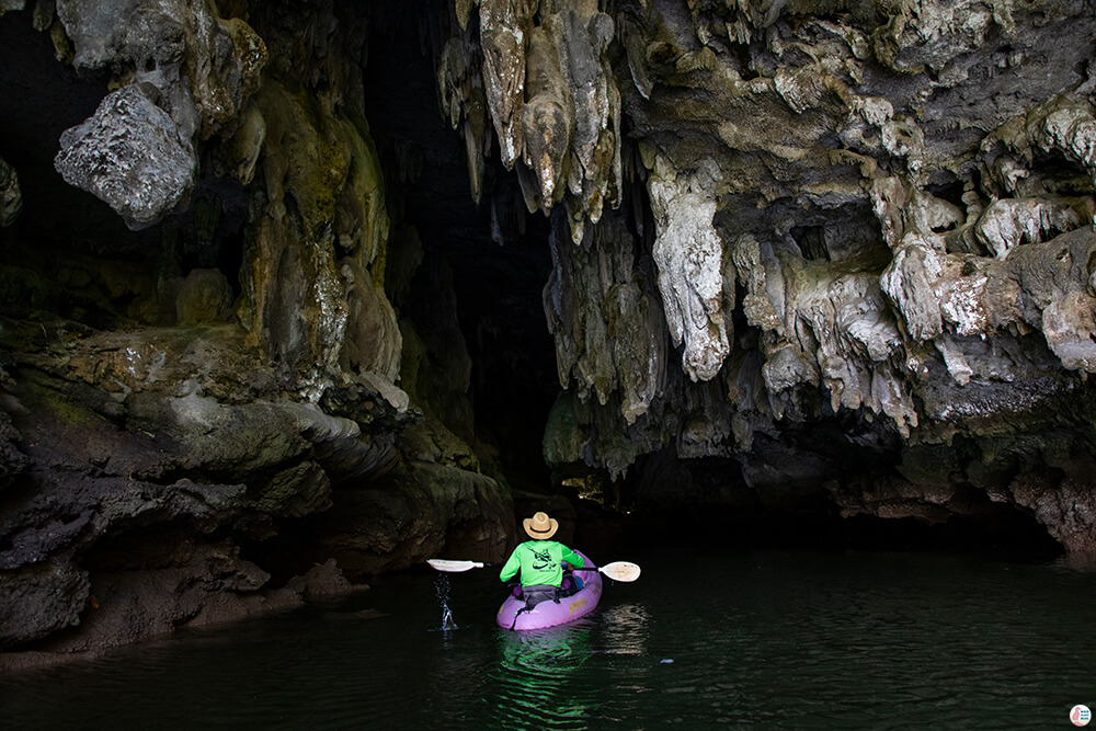 Tham Lot, Tha Pring River in Than Bok Khorani National Park, Krabi, Thailand