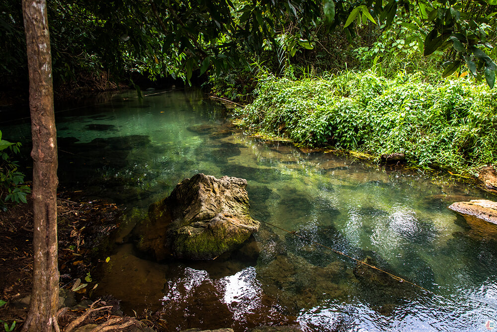 Crystal Clear Waters at Long Klong Srakaew, Than Bok Khorani National Park, Krabi, Thailand